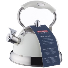 Чайник со свистком Typhoon Living, кремовый