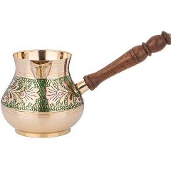 Турка LEFARD 600 мл. латунь. цветная эмаль