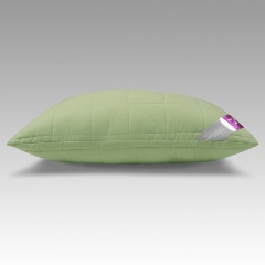 Подушка KUPU-KUPU Бамбук 68*68 в поплине салатовый, съемный чехол,КБП-77-10