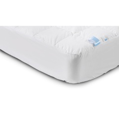 Наматрасник всесезонный Kariguz Pure Down ЧП31-4-3 с резинкой по периметру, 160х200х25