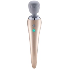 Вибромассажер для головы FITTOP M-Wand, золотой