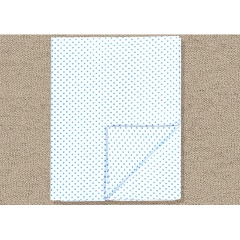 Пеленка ситцевая AMAROBABY Emotion Горошек синий