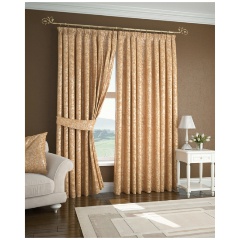 Портьерная штора Arco Doro жаккард, персиковый, 150х260