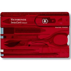 Швейцарская карта Victorinox 0.7100.T SwissCard Ruby, красный