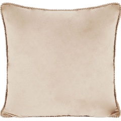 Велюровый чехол для подушки Arya с помпонами 45x45 Sude Бежевый